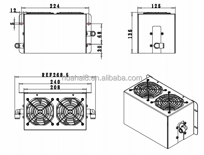 Przemysłowy termoelektryczny m – Chiller Water Cooling System Pc recenzja i cena